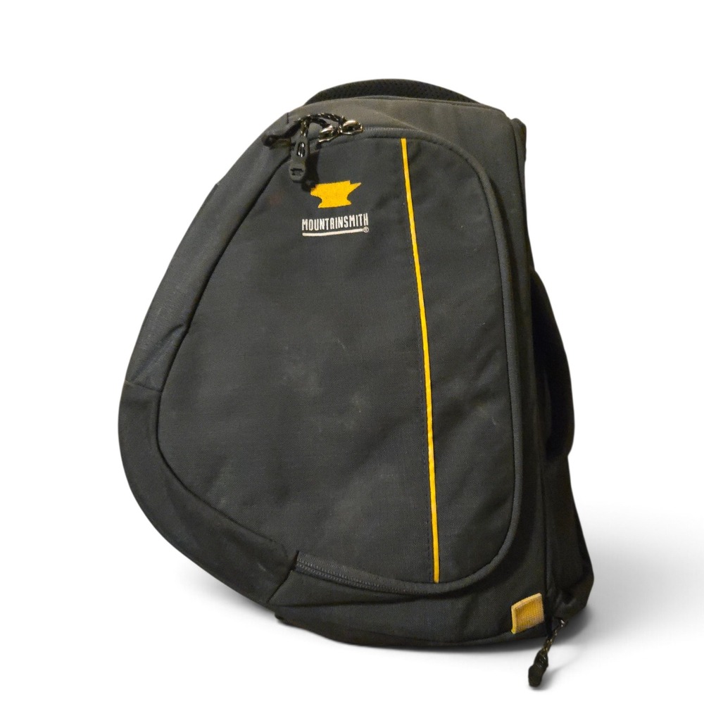 Mountainsmith Descent Camera Sling Bag OS Unisex Black Yellow Padded Strap Tech